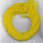 Transparent Matte Yellow Czech 11/0 Glass Seed Beads HANK