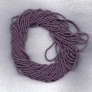 Opaque Dk Purple Czech 11/0 Glass Seed Beads HANK