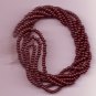 Czech 6/0 "e"  Opaque Chocolate 19"  Strand