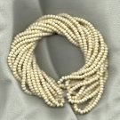 Czech 6/0 "e"  Opaque Bone HANK