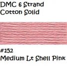 DMC 6 Strnd Cotton Embroidery Floss Medium Lt Shell Pink 152