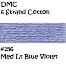 DMC 6 Strnd Cotton Embroidery Floss Medim Lt Blue Violiet 156