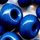 Opaque Denim Blue  2/0 Czech Glass Seed Beads 30 grams