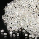 Miyuki #660 Silver Delica Hex 2Cut Seed Beads 10 grams