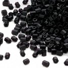 Miyuki #652 Black Delica Hex 2Cut Seed Beads