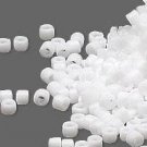 Miyuki #200 Opaque White Delica Round Seed Beads