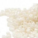 Miyuki #203 Opaque Luster Lt Yellow Delica Round Seed Beads