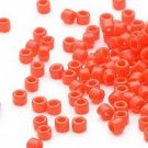 Miyuki #722 Opaque Orange Delica Round Seed Beads