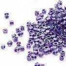 Miyuki #923 Color Lined Grape Delica Round Seed Beads