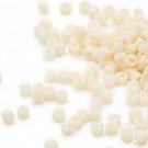 Miyuki #732 Opaque Ivory Delica Round Seed Beads