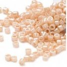 Miyuki #205 Opaque Luster Beige Delica Round Seed Beads