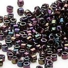 Miyuki #4 Opaque Iris Purple Delica Round Seed Beads