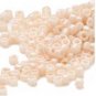 Miyuki #204 Opaque Luster Lt Beige Delica Round Seed Beads
