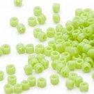 Miyuki #733 Opaque Lime Delica Round Seed Beads