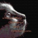 Cat Silhouette Cross Stitch Chart
