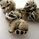 Peruvian Raccoon Beads 12 mm X 14 mm
