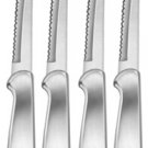Ginsu Kotta Series 4pc Stainless Steak Knife Set