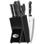 Ginsu Essentials Series 8pc Bakelite Block Knife Set - BLACK