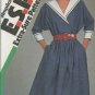 Simplicity 6280 Vintage Sailor Inspired Dress Sewing Pattern dated 1983 Uncut