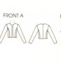 Vogue 7898 Vintage Sewing Pattern Dress with Jabot/Ruffled  Collar and Cropped Jacket
