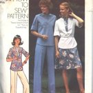 Simplicity 7249 Tunic, Skirt, and Pants Vintage 1970s Sewing Pattern