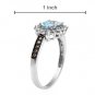 New FPJ 1.65 CTW Topaz Gold Ring Size 7 Retails $790