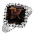 New FPJ 4.44 CTW Topaz Gold Ring Size 7 Retails $1,120