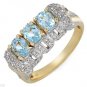 New FPJ 1.80 CTW Topaz Gold Ring Size 7 Retails $1,100