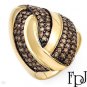 FPJ 1.45 CTW I1-I2 Color C2 Diamonds Gold Ring Size7