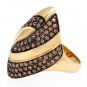 FPJ 1.45 CTW I1-I2 Color C2 Diamonds Gold Ring Size7