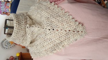 Crochet Pullover Tweed Cowl