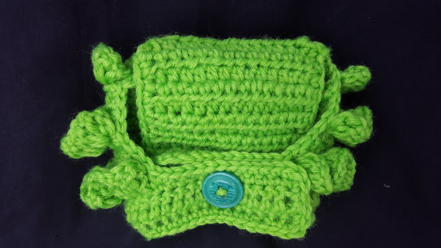 Handmade Crochet Ruffle Diaper Cover