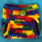 Handmade Crochet Variegated Diaper Cover