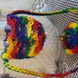 Crochet Verigated Cozy Lanrard