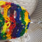 Crochet Verigated Cozy Lanrard