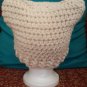 Crochet Off White Kitty Hat