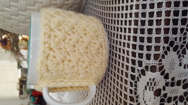 Crochet Beige Cup Cozy