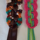 Crochet Handmade Bookmarks Set Of Two.