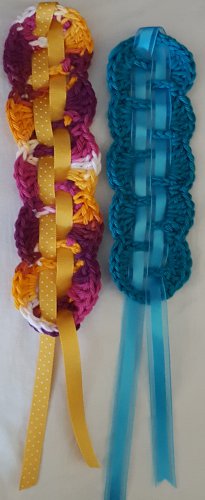 Crochet Handmade Bookmarks Set Of Two.