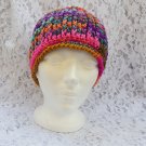 Cactus Flower Crochet Beanie