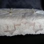 ELEPHANT IVORY FABRIC HAND MADE EMBROIDERY  TISSUE BOX COVER