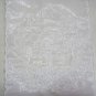 ELEPHANT WHITE FABRIC HAND MADE EMBROIDERY TISSUE ROLL HOLDER