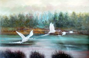 Flight For Home oil paintings