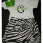 Custom Zebra Diaper Cover Set