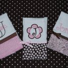 Personalized Burp Cloths
