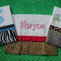 Personalized Burp Cloths