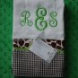 Personalized Burp Cloths