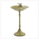 Antique-Look Iron Birdbath
