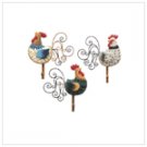 Rooster Wall Hook Plaques