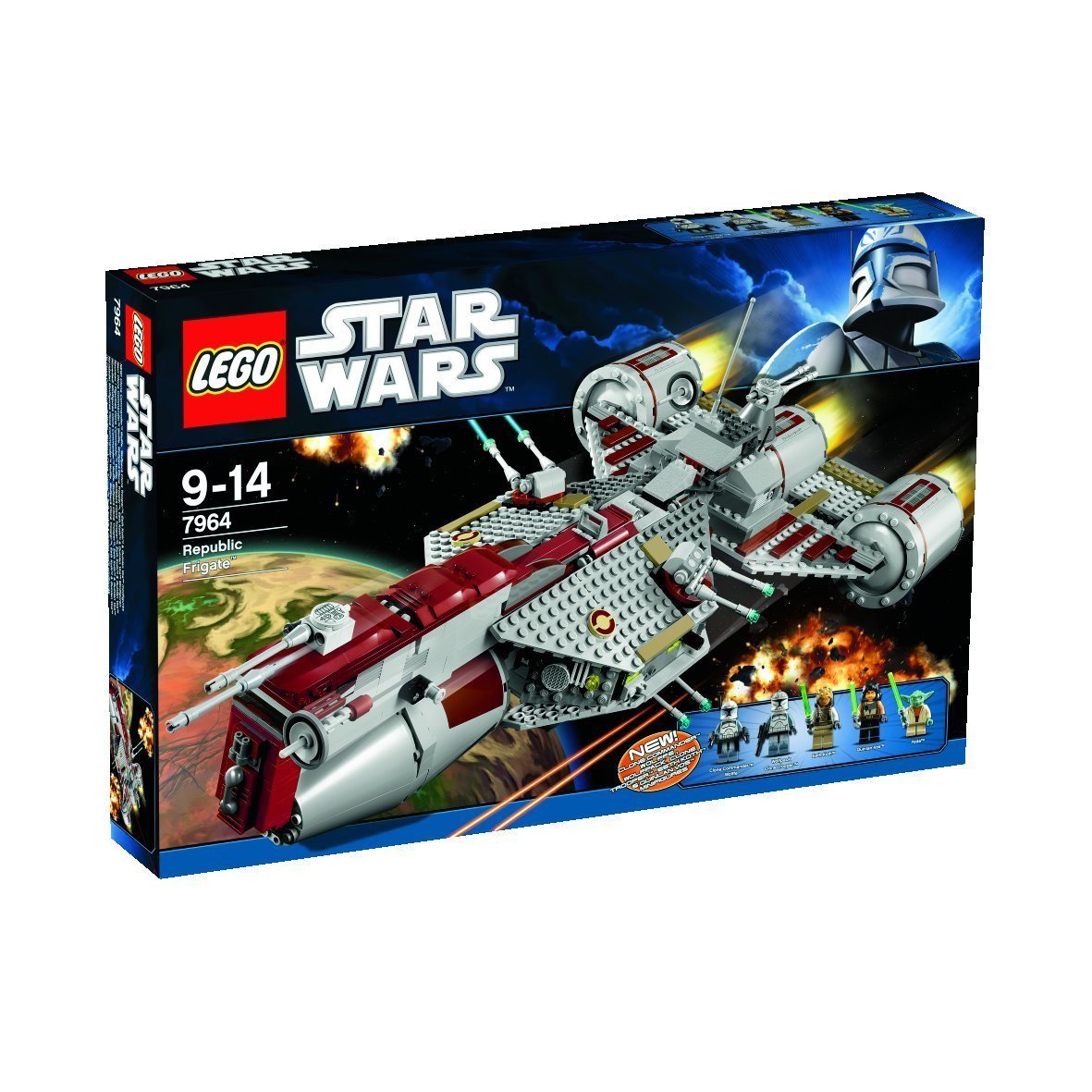 BRAND NEW STAR WARS LEGO #7964 REPUBLIC FRIGATE
